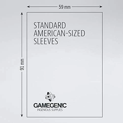Gamegenic Matte Board Game Sleeves GREEN - Standard American Sized 50s 59mm x 91mm - Image 3