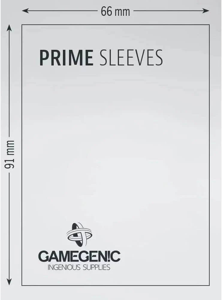 Gamegenic Matte Prime Card Sleeves Black 100s 66mm x 91mm - Image 4
