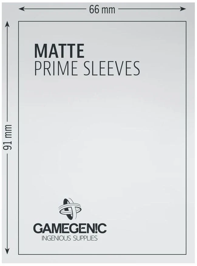 Gamegenic Matte Prime Card Sleeves Green 50s 66mm x 91mm - Image 3