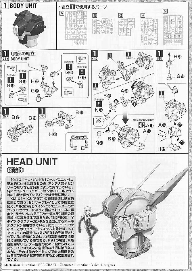 GUNDAM - 1/100 MG Crossbone Full Cloth Gundam - Image 6