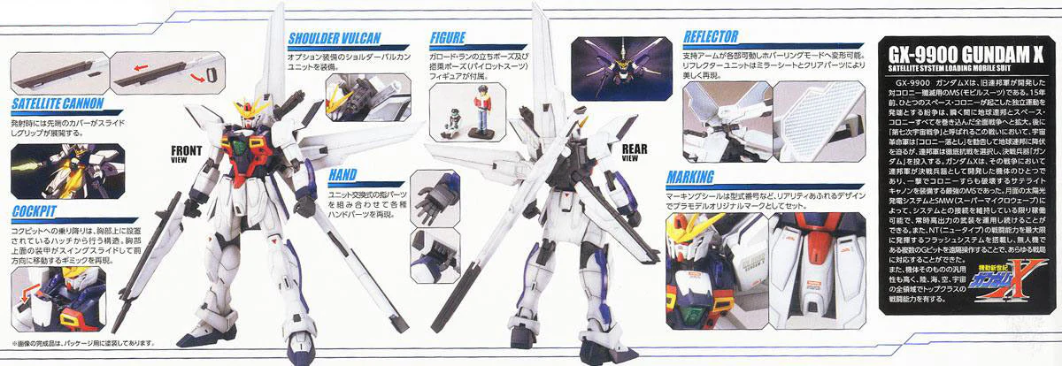 GUNDAM - 1/100 MG GX-9900 Gundam X - Image 5