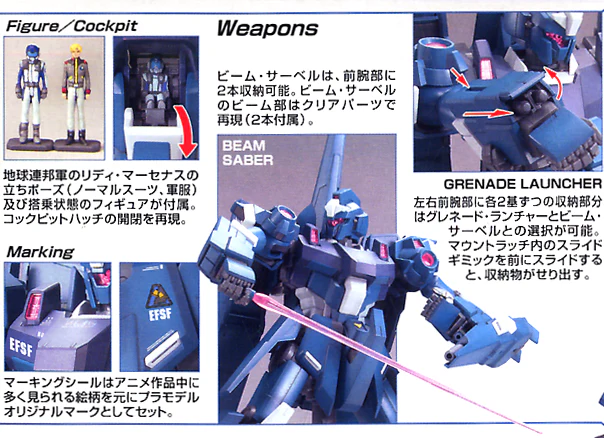 GUNDAM - 1/100 MG RGZ-95 ReZEL - Image 4