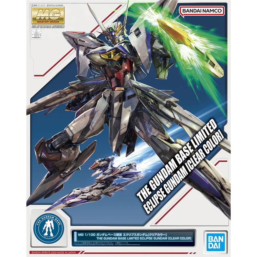 GUNDAM - 1/100 MG The Gundam Base Limited: Eclipse Gundam Clear Color - Image 7