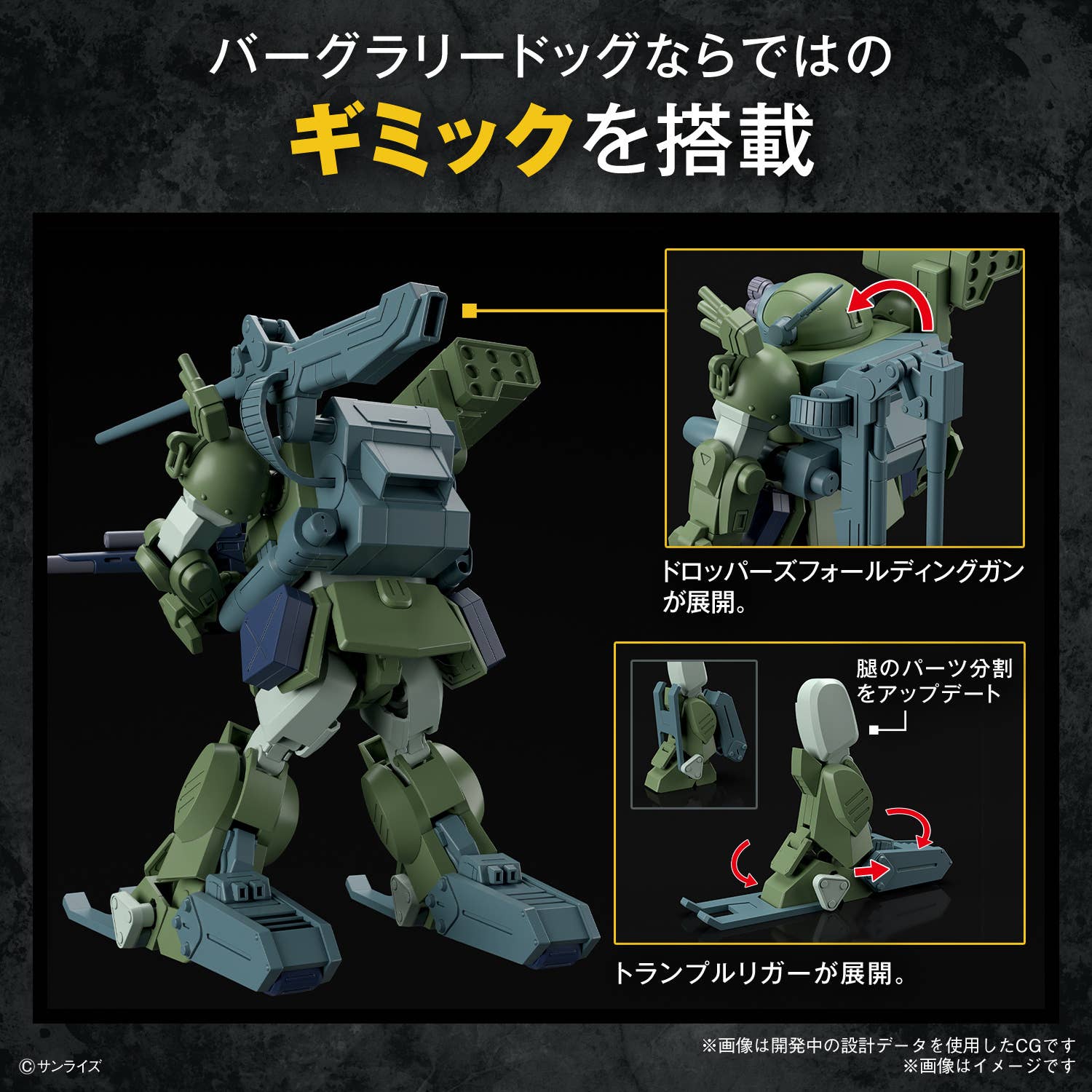 GUNDAM - 1/144 HG Scopedog Burglarydog - Image 4