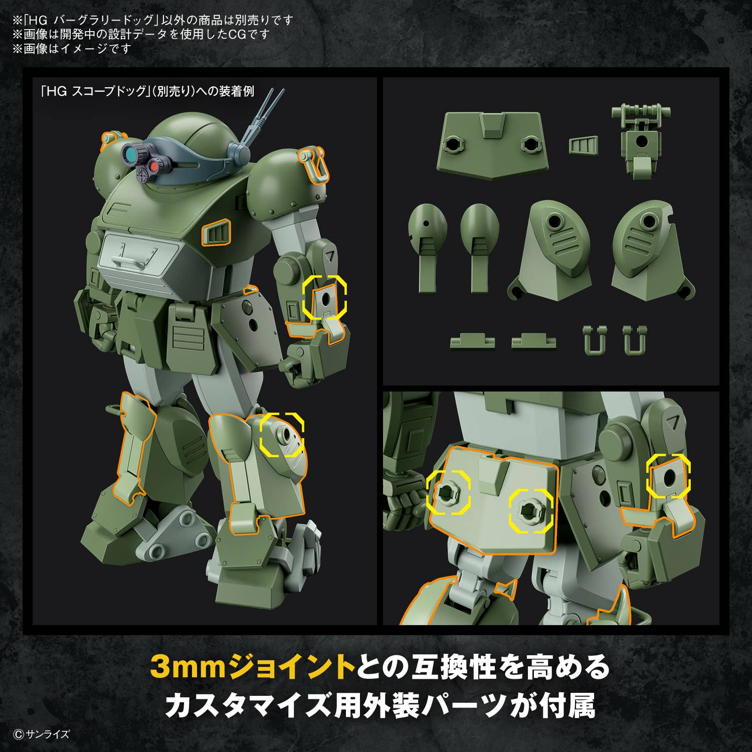GUNDAM - 1/144 HG Scopedog Burglarydog - Image 9