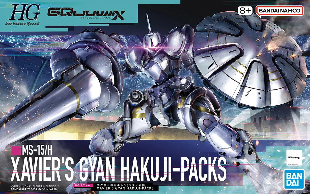 GUNDAM - 1/144 HG Xavier’s Gyan Hakuji-Packs (GQ) - Image 12