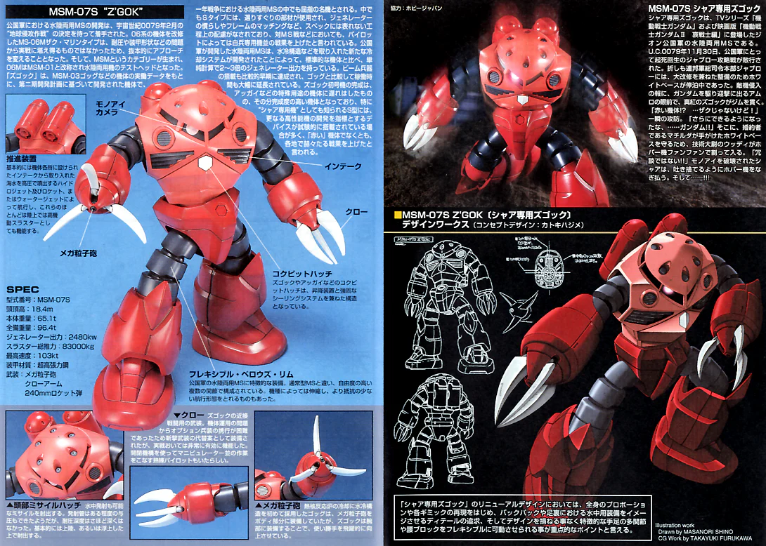 GUNDAM - 1/144 HGUC Char’s Z’Gok - Image 7
