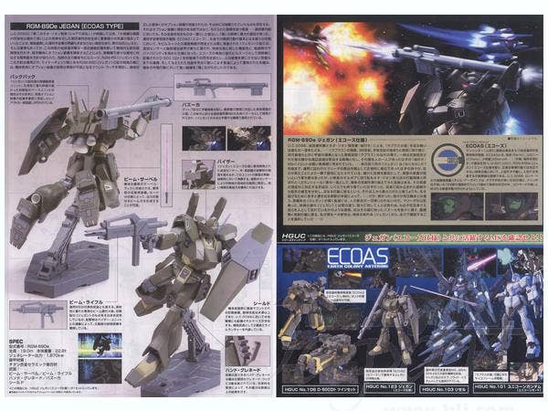 GUNDAM - 1/144 HGUC RGM-89De Jegan (ECOAS Type) - Image 7