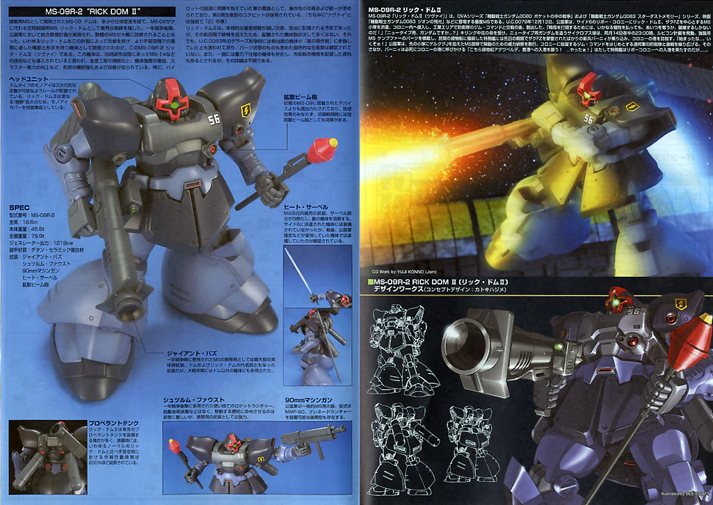 GUNDAM - 1/144 HGUC Rick Dom II - Image 8