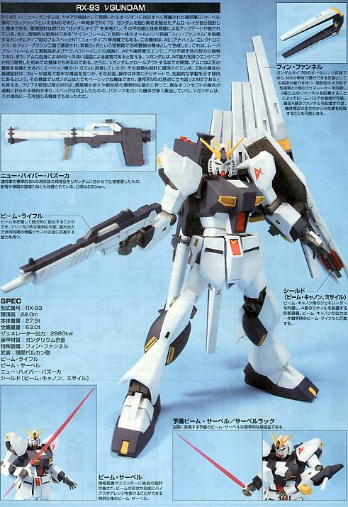 GUNDAM - 1/144 HGUC RX-93 Nu Gundam - Image 3