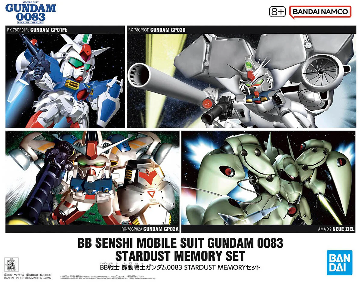 GUNDAM - BB Senshi Mobile Suit Gundam 0083 Stardust Memory Set - Image 2