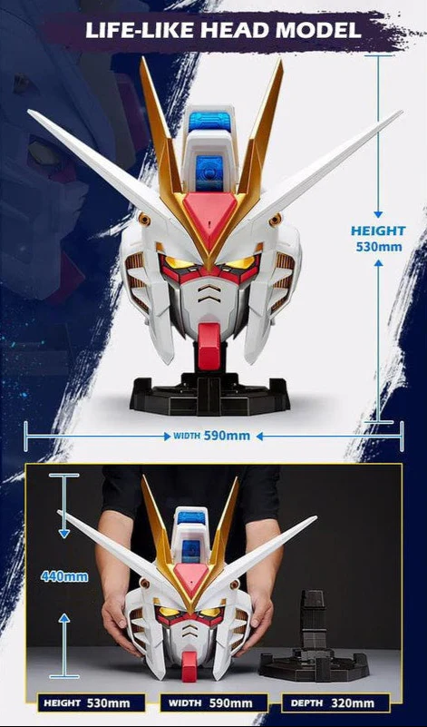 GUNDAM - BN Head Collection Vol.2 - Strike Freedom Gundam - Image 4