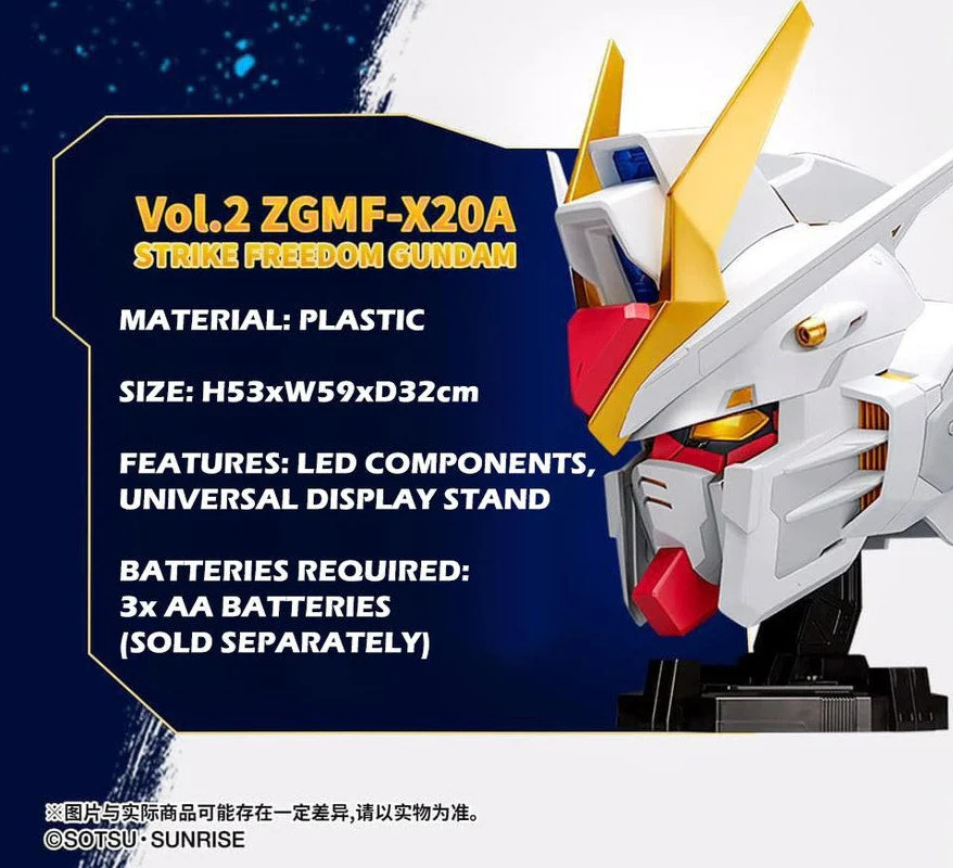 GUNDAM - BN Head Collection Vol.2 - Strike Freedom Gundam - Image 5
