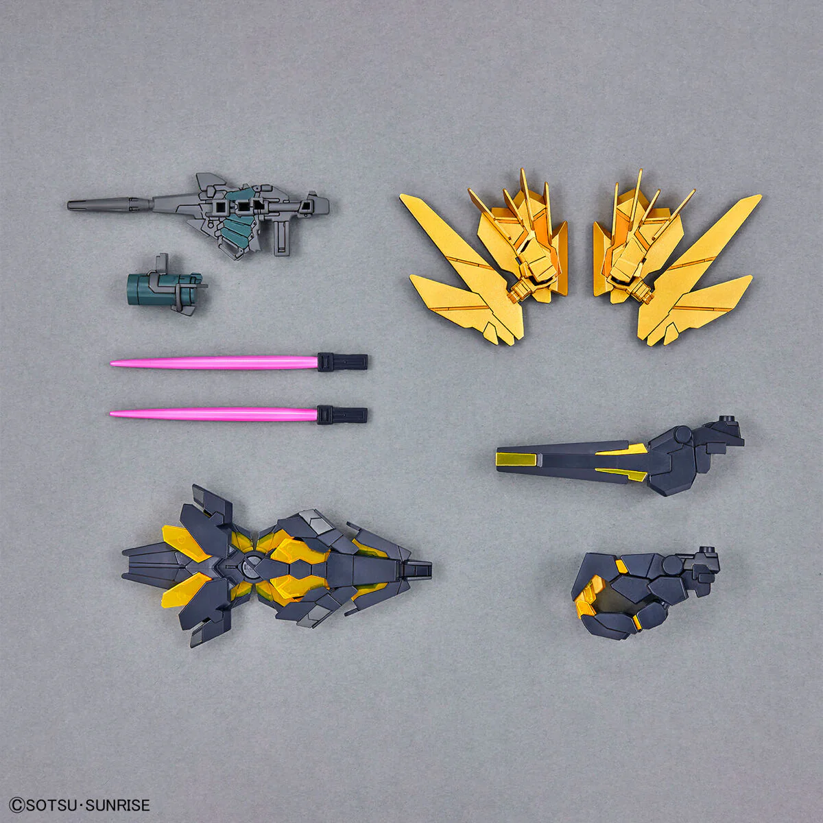 GUNDAM - Cross Silhouette Gundam Unicorn Gundam 2 Banshee (Destroy Mode) & Banshee Norn Parts Set - Image 10
