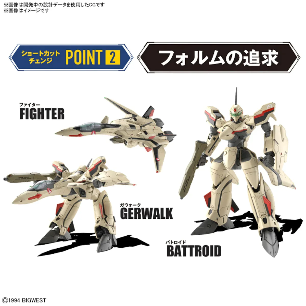 GUNDAM - HG 1/100 YF19 - Image 9