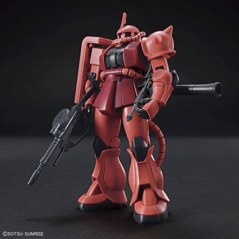 GUNDAM - HGUC 1/144 MS-06S Zaku II Model Kit