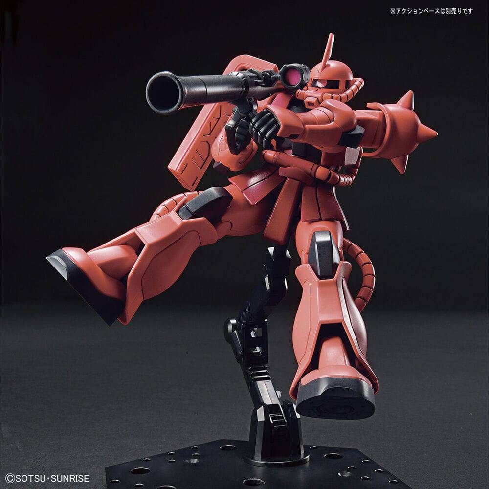 GUNDAM - HGUC 1/144 MS-06S Zaku II Model Kit - Image 2