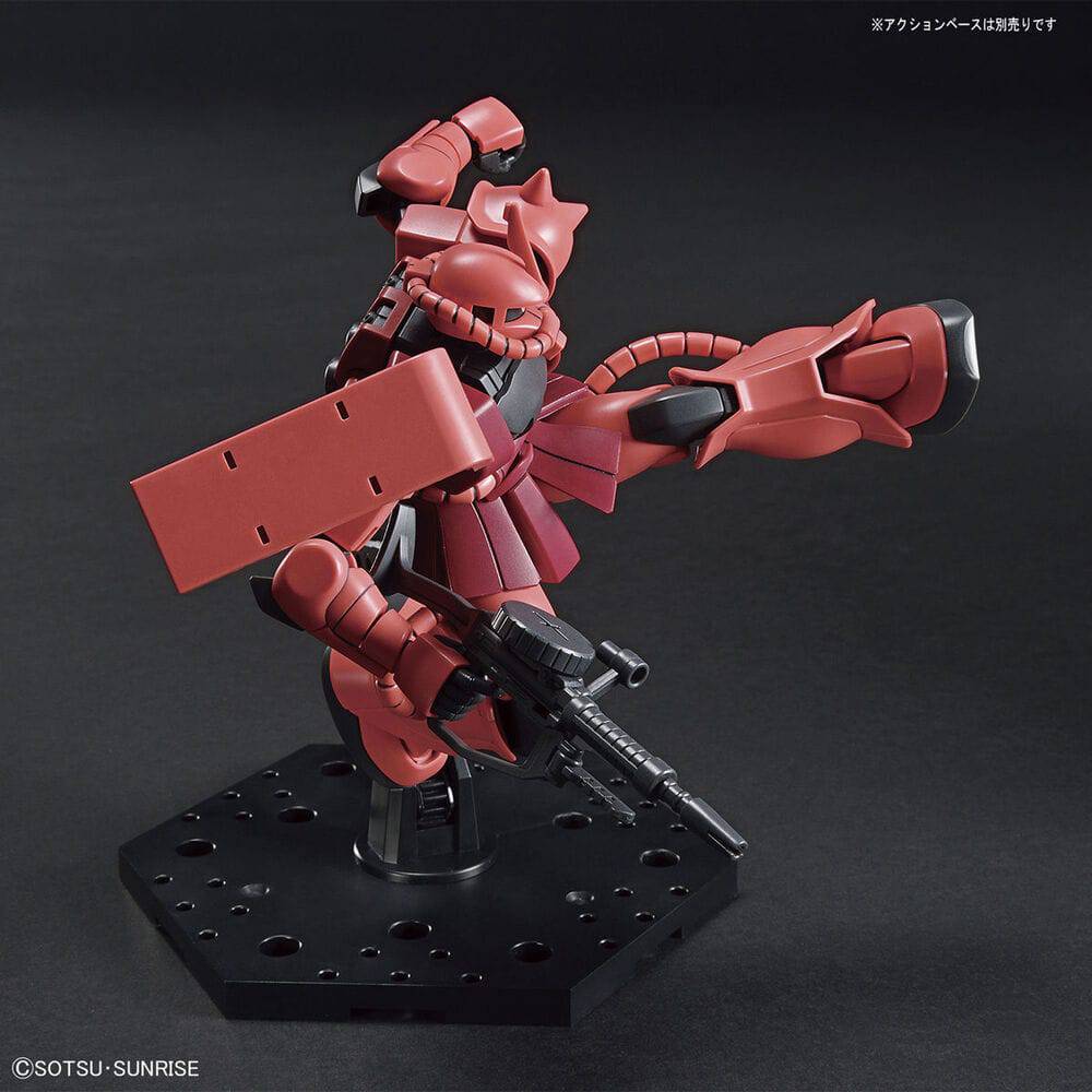 GUNDAM - HGUC 1/144 MS-06S Zaku II Model Kit - Image 6