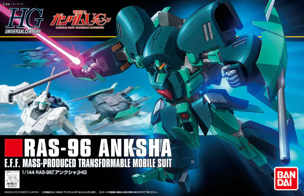 GUNDAM - HGUC 1/144 RAS 96 Anksha - Image 3