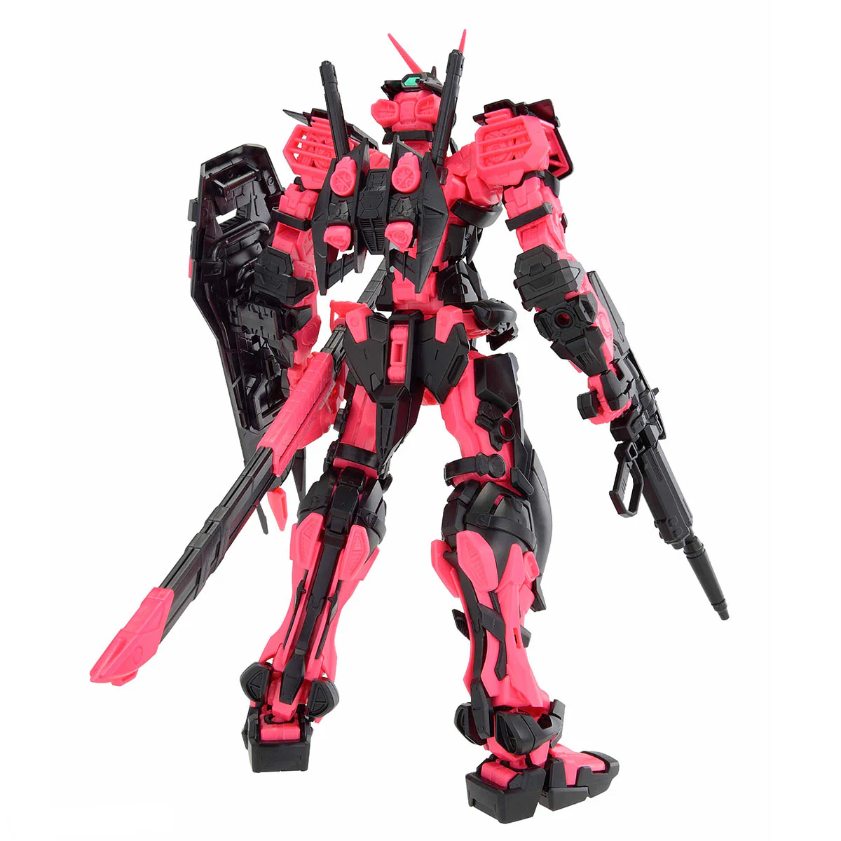 GUNDAM - MG 1/100 The Gundam Base Limited: Gundam Astray Red Frame [Recirculation Color/Neon Pink] - Image 3