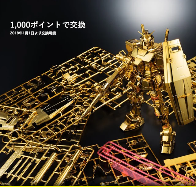 GUNDAM - MG 1/100 The Gundam Base Limited: Premium Prize RX-78-2 Gundam Ver.3.0 [Gold Coating] - Image 2