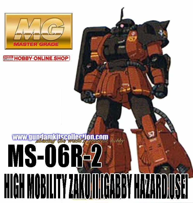 GUNDAM - P-Bandai 1/100 MG MS-06R-2 High Mobility Zaku II [Gabby Hazard Colors] - Image 11