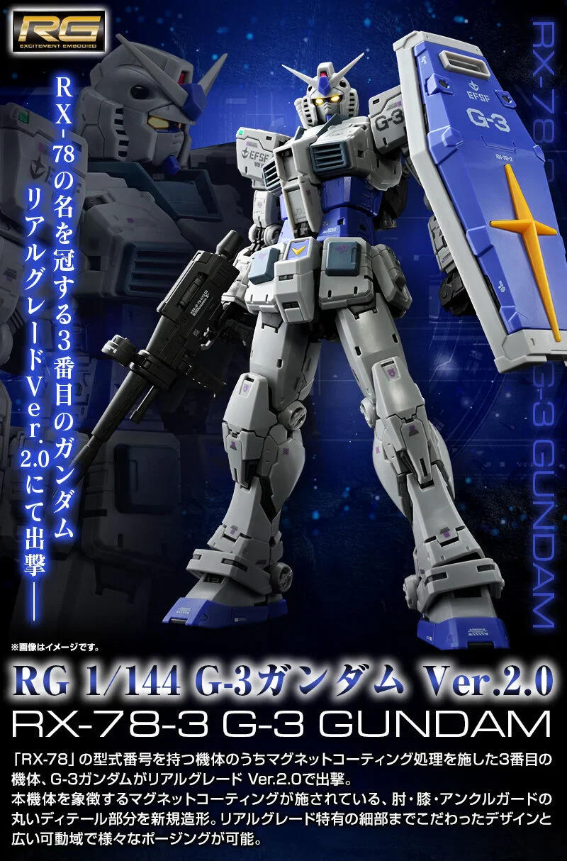 GUNDAM - P-Bandai: 1/144 RG RX-78-3 G-3 Gundam Ver 2.0 - Image 10