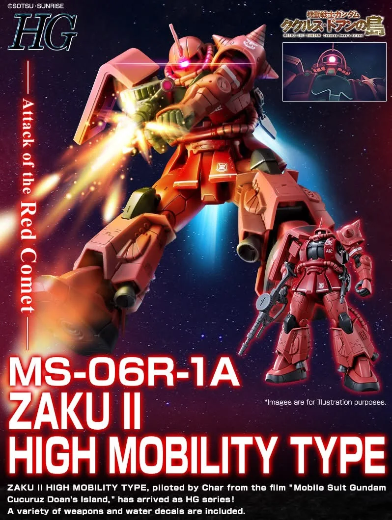 GUNDAM - P-Bandai HG 1/144 Char's High Mobility Zaku II [PRE-ORDER] - Image 9
