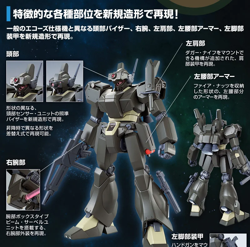 GUNDAM - P-Bandai: HGUC 1/144 RGM-89De Jegan ECOAS Type [Conroy Haagensen Use] [PRE-ORDER] - Image 13