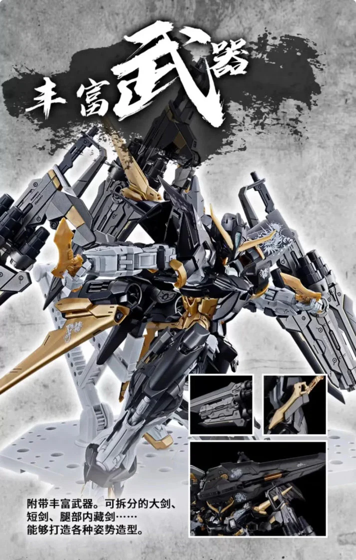 GUNDAM - P-Bandai: MG 1/100 China Exclusive Gundam Astray [Cross Contrast Colors / Kuchiki Black] [PRE-ORDER] - Image 9