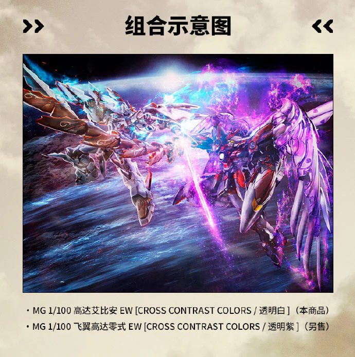 GUNDAM - P-Bandai MG 1/100 Gundam Epyon EW [Cross Contrast Color/ Clear White] - Image 5