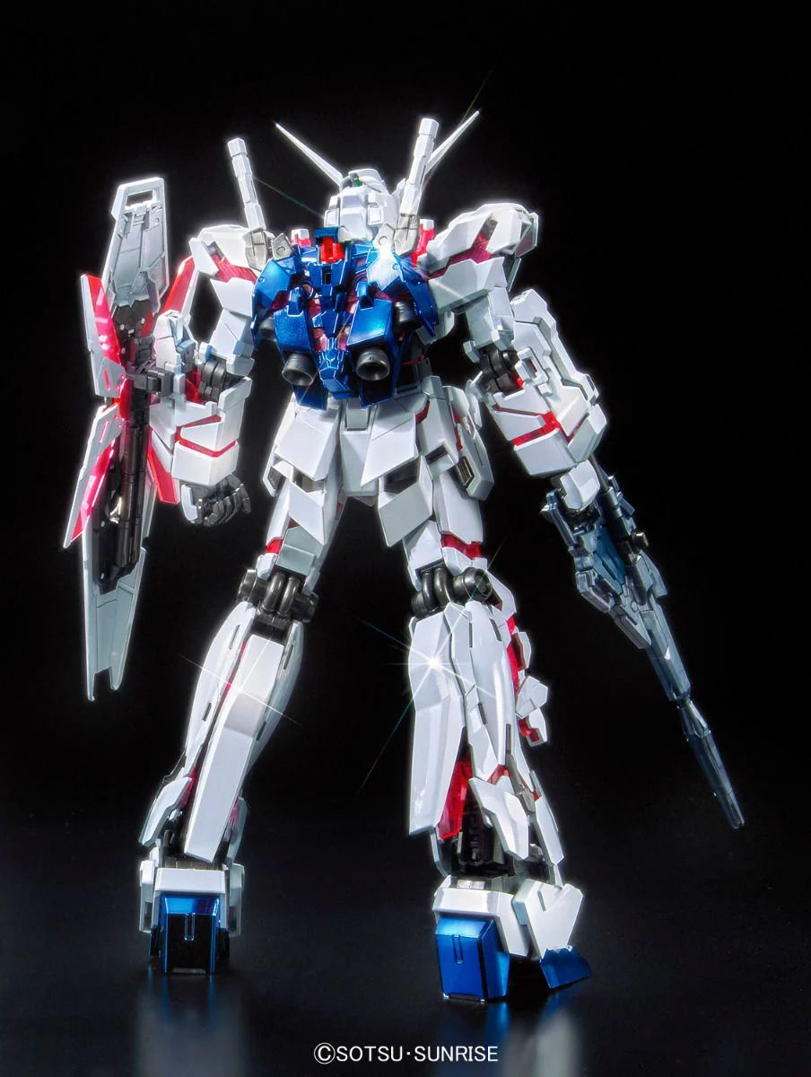 GUNDAM - P-Bandai MG 1/100 RX-0 Unicorn Gundam (Red or Green Frame Twin Frame Edition) Titanium Finish - Image 12