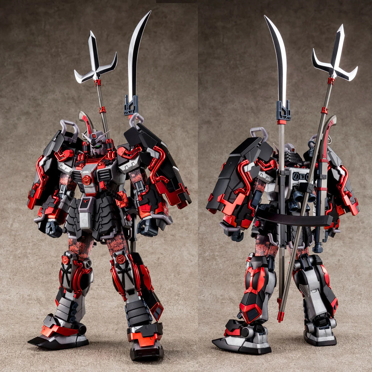 GUNDAM - P-Bandai: MG 1/100 Shin Musha Gundam Sengoku No Jin Black Robe Large Armor - Image 2