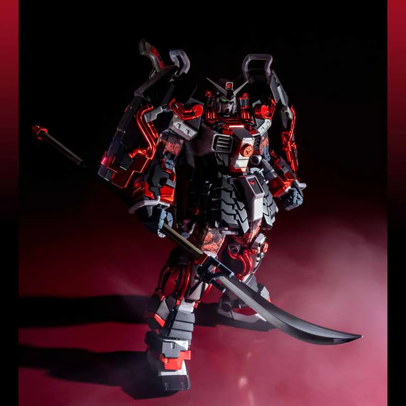 GUNDAM - P-Bandai: MG 1/100 Shin Musha Gundam Sengoku No Jin Black Robe Large Armor - Image 8