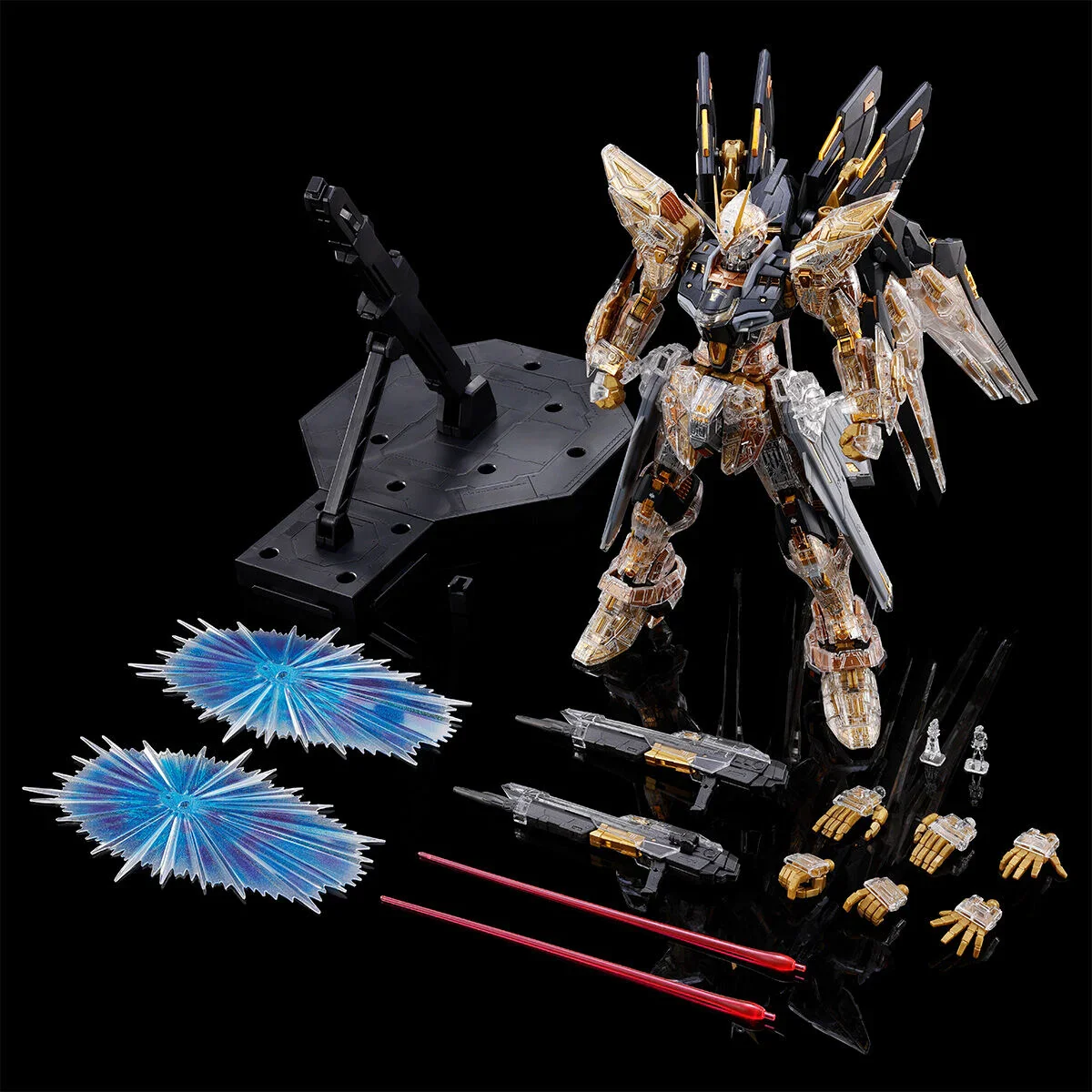 GUNDAM - P-Bandai: MGEX 1/100 Strike Freedom Gundam [Mechanical Clear] - Image 9