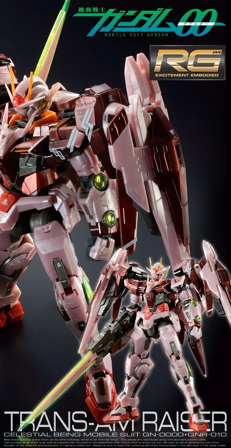 GUNDAM - P-Bandai RG 1/144 00 Raiser [Trans-AM ver.] Gloss Injection - Image 10