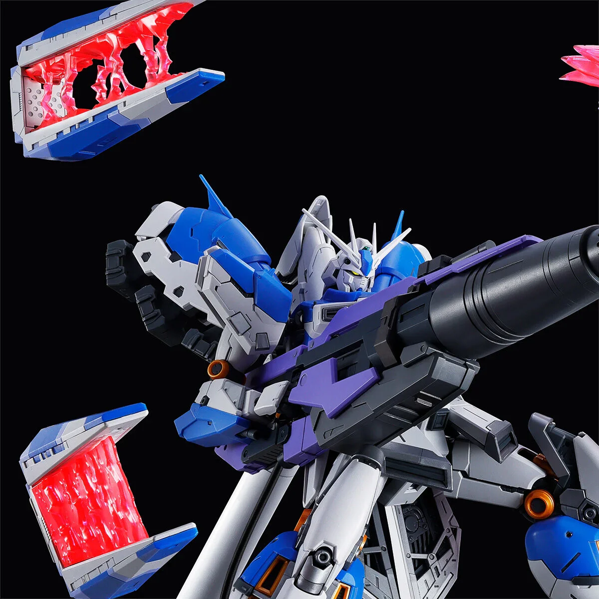 GUNDAM - P-Bandai RG 1/144 Hi-nu Gundam Hyper Mega Bazooka Launcher (Novel ver.) & Funnel Display Set