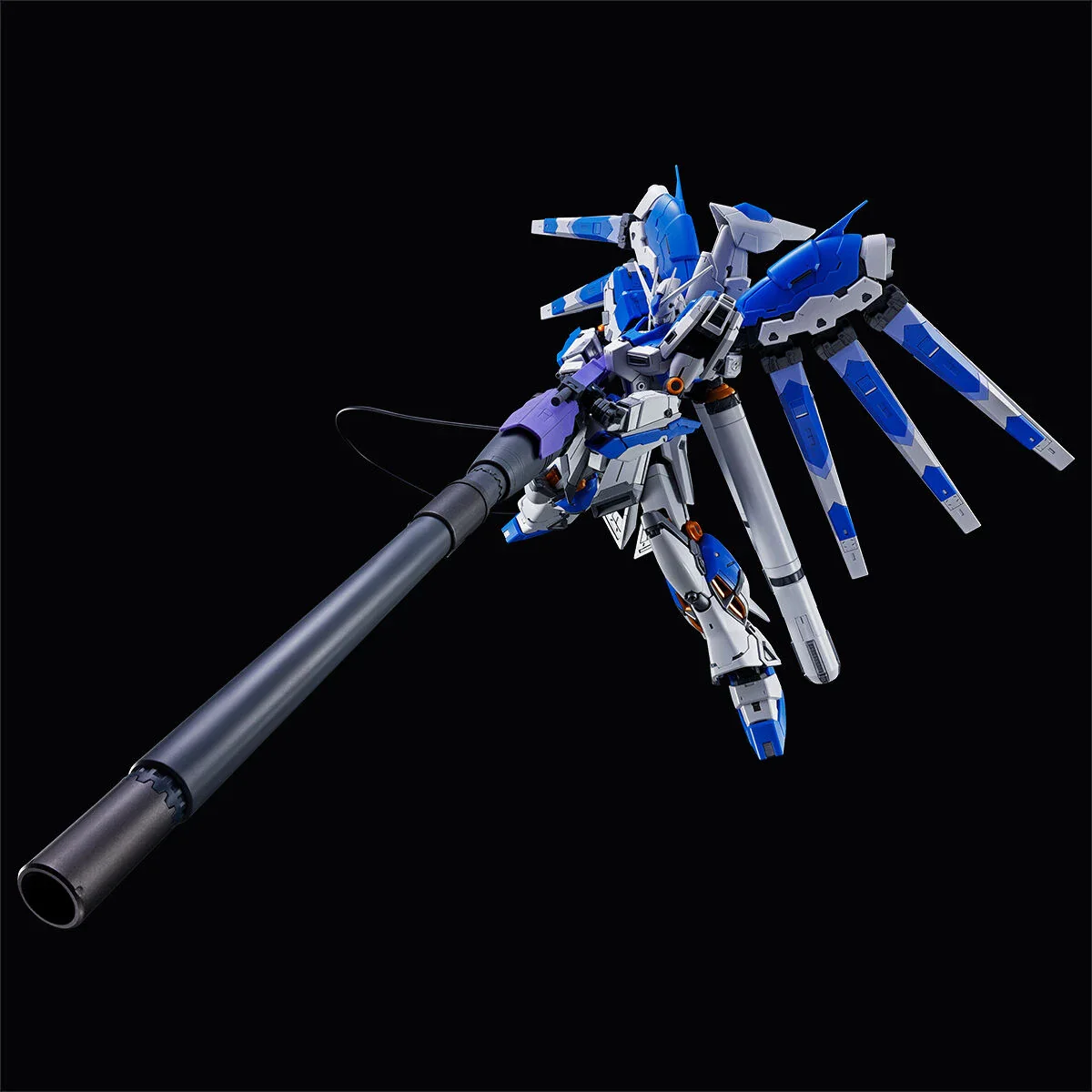 GUNDAM - P-Bandai RG 1/144 Hi-nu Gundam Hyper Mega Bazooka Launcher (Novel ver.) & Funnel Display Set - Image 4