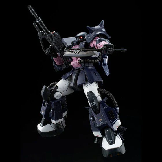 GUNDAM - P-Bandai RG 1/144 MS-06R-1A Black Tri-star Zaku II - Image 5
