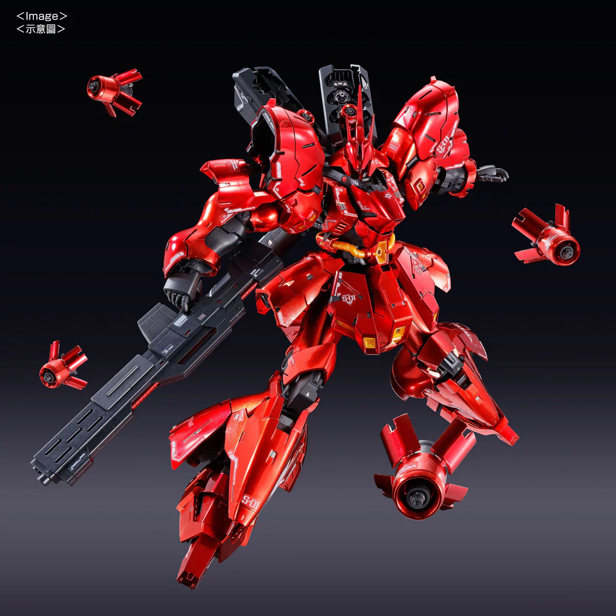 GUNDAM - P-Bandai RG 1/144 MSN-04 Sazabi [Special Coating] [PRE-ORDER] - Image 7