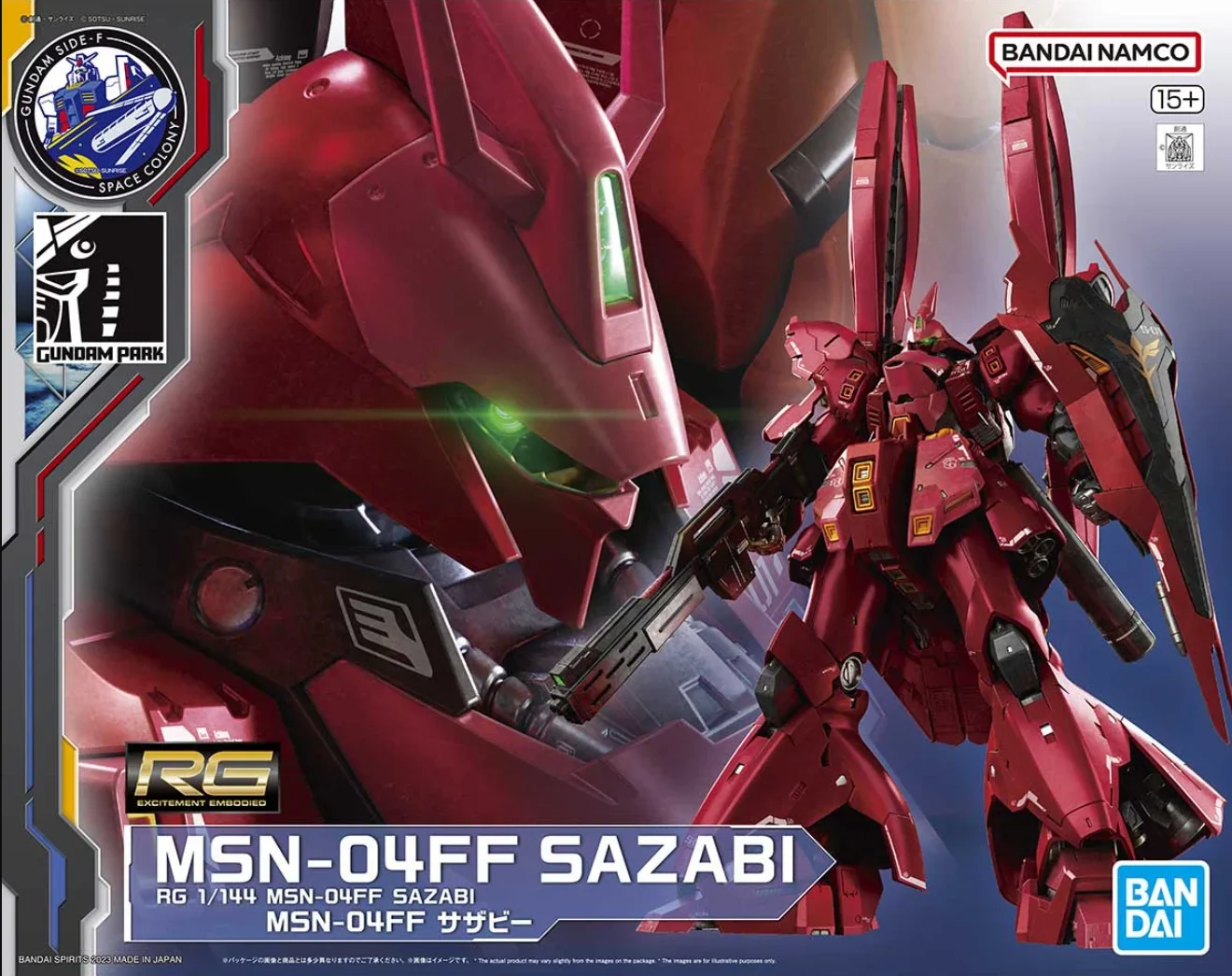 GUNDAM - P-Bandai: RG 1/144 MSN-04FF Sazabi (Gundam SIDE-F ver.) - Image 9