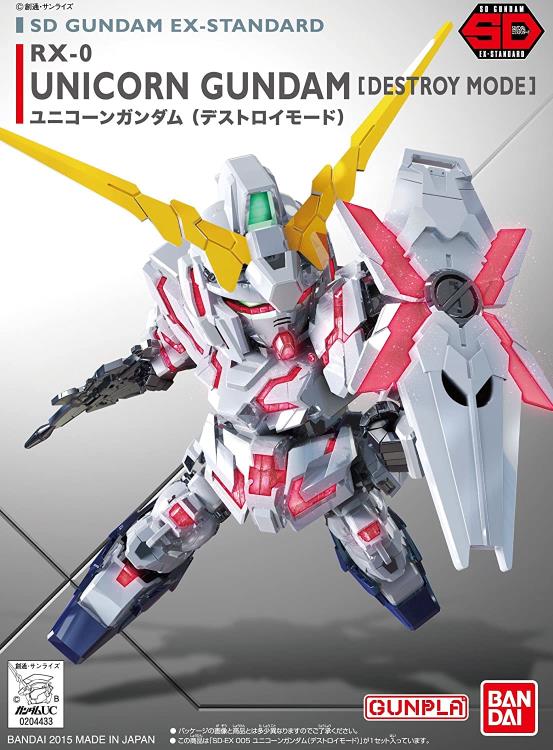GUNDAM - SD EX-STANDARD 005 UNICORN GUNDAM (DESTROY MODE) - Image 4
