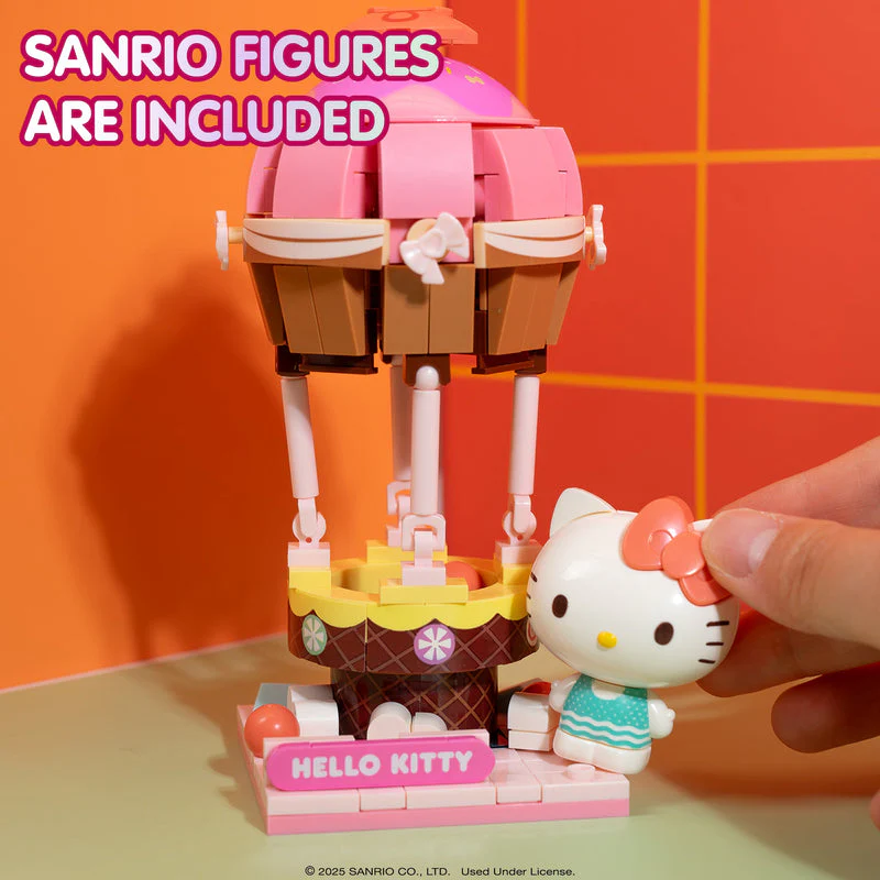 Hello Kitty - Hello Kitty Summer Wunderland Mini Hot Air Balloon Building Blocks - Image 5