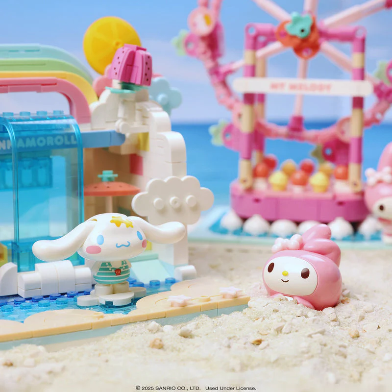 Hello Kitty - My Melody Summer Wunderland Theme Park Ferris Wheel Building Blocks - Image 6