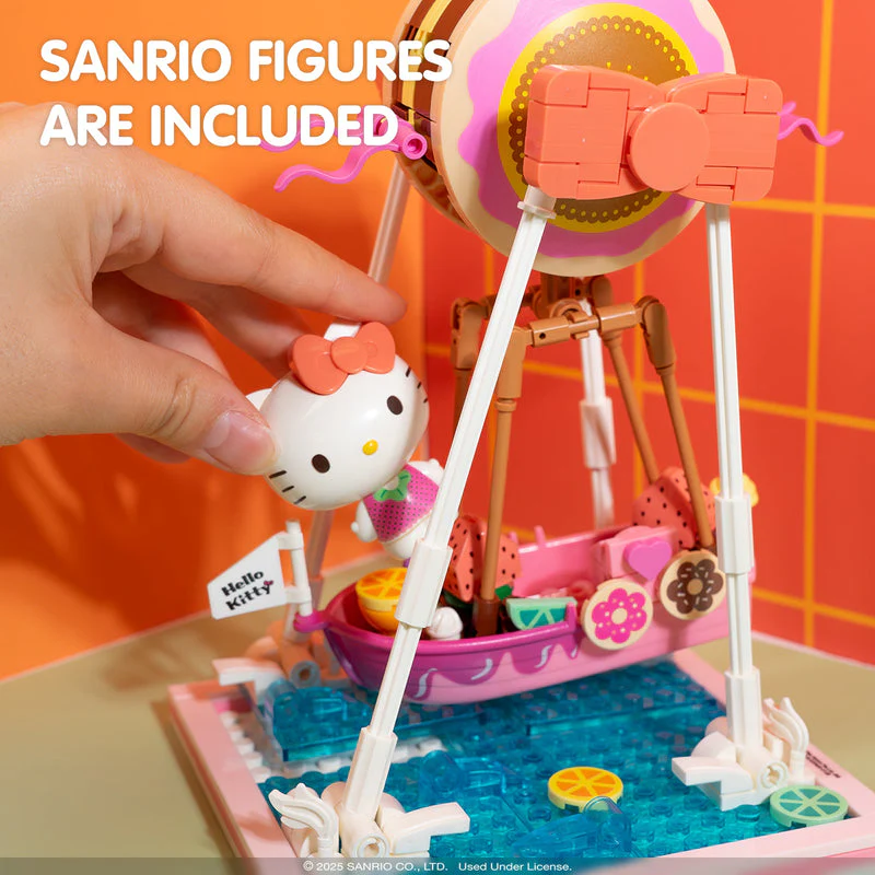 Hello Kitty - Hello Kitty Summer Wunderland Theme Park Donut Ship Building Blocks - Image 2