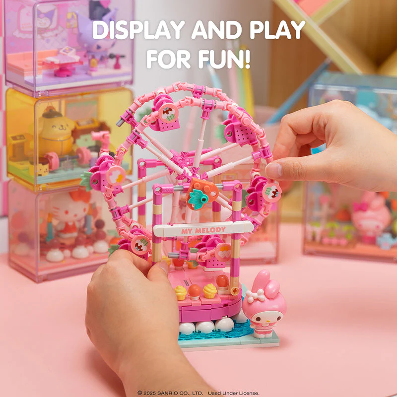 Hello Kitty - Hello Kitty Summer Wunderland Theme Park Donut Ship Building Blocks - Image 6
