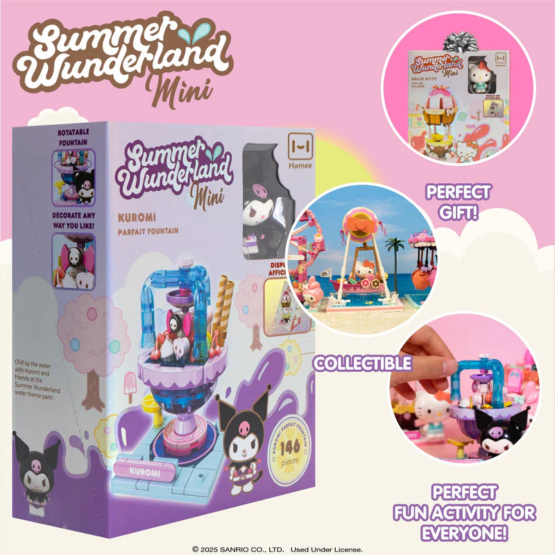 Hello Kitty - Kuromi Summer Wunderland Mini Parfait Fountain Building Blocks - Image 2
