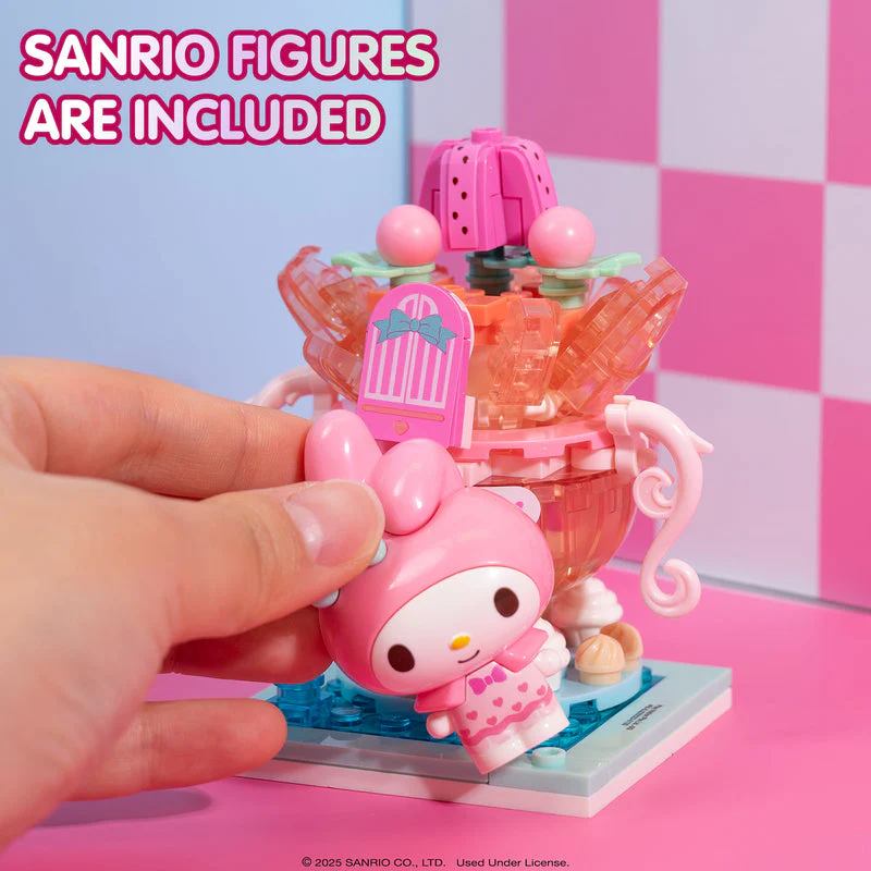 Hello Kitty - My Melody Summer Wunderland Mini Teacup Sundae Building Blocks - Image 4