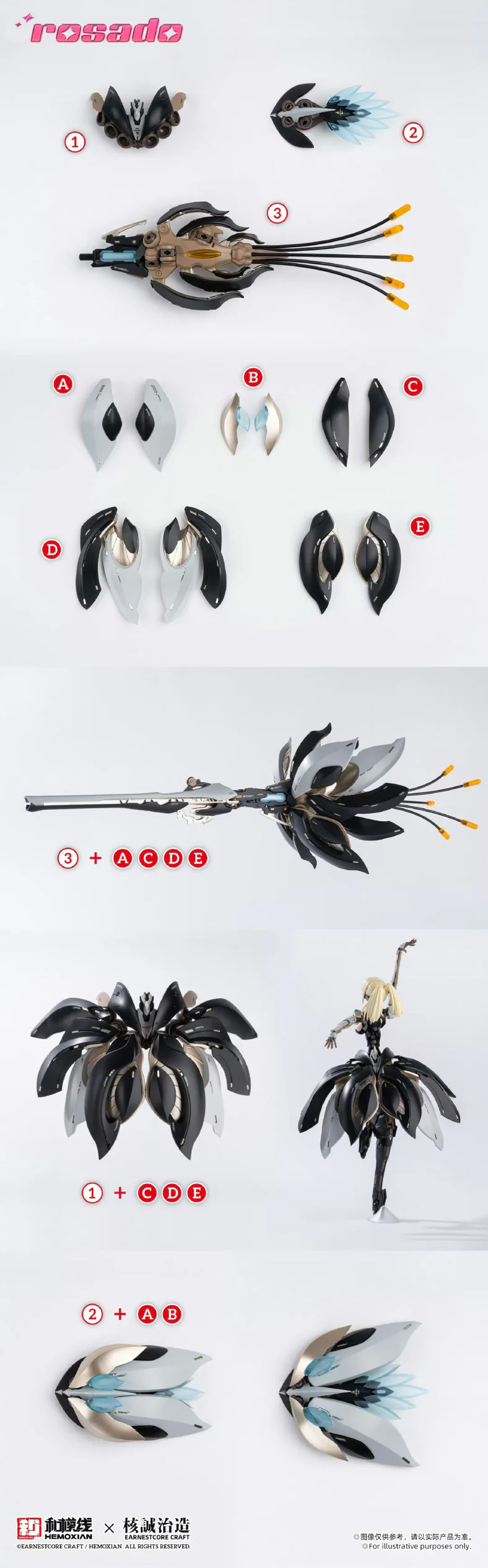 HeMoXian 和模线 - 1/10 Rosado Star Lily MK3 - Image 6