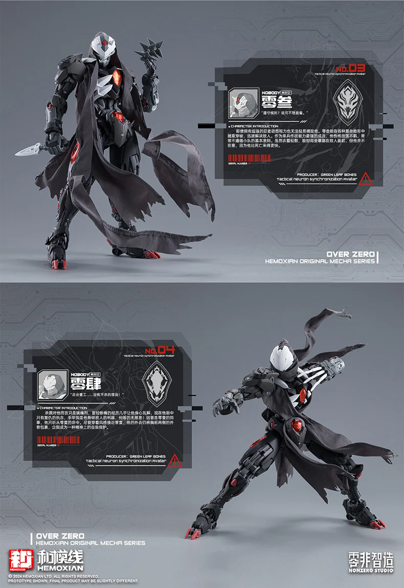 HeMoXian 和模线 - NonZero Studio Over Zero Lone Shadow NBD-009 Model Kit - Image 15